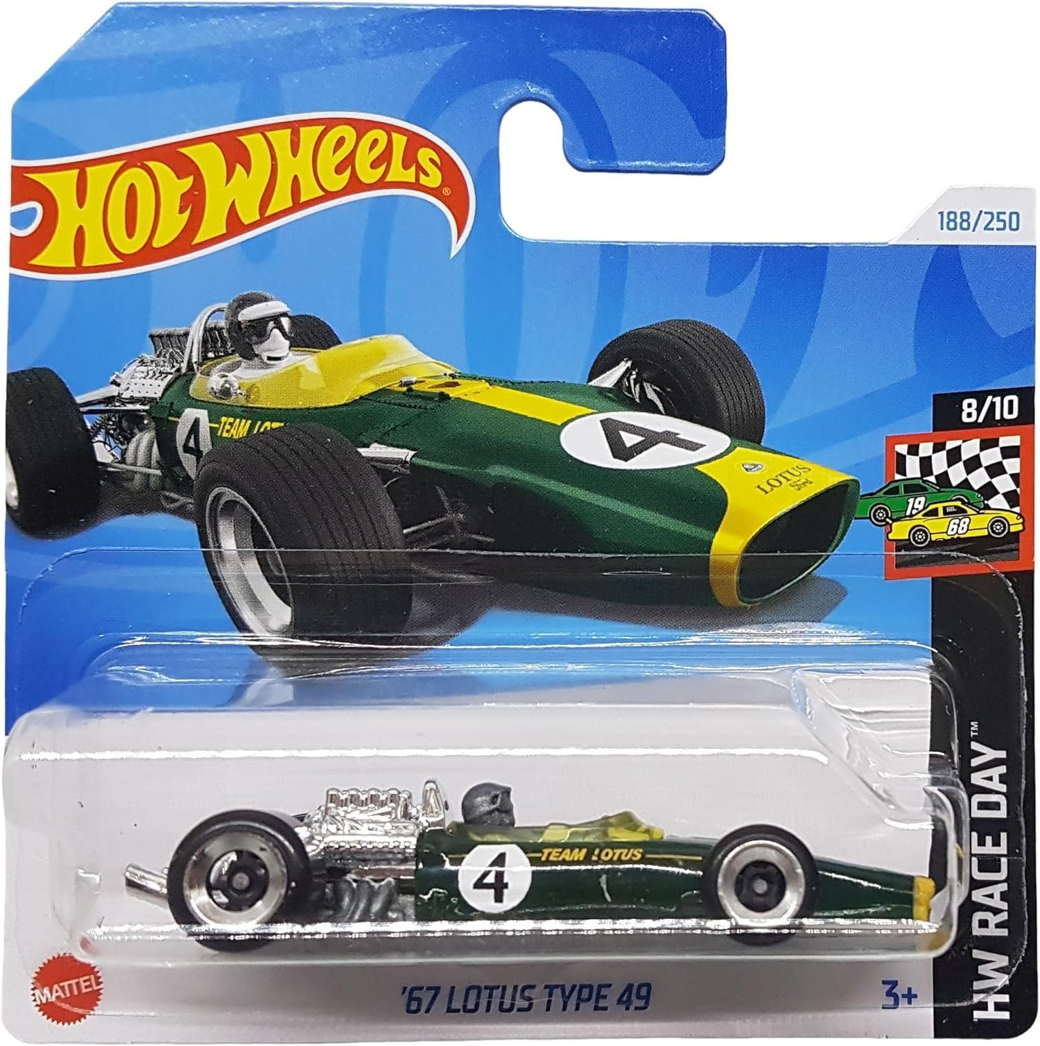 Hot Wheels - ´67 Lotus Type 49 - HW Race Day 8/10 - HTD99 - Short